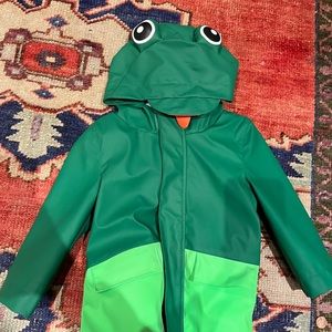 18 month frog hooded rain jacket.